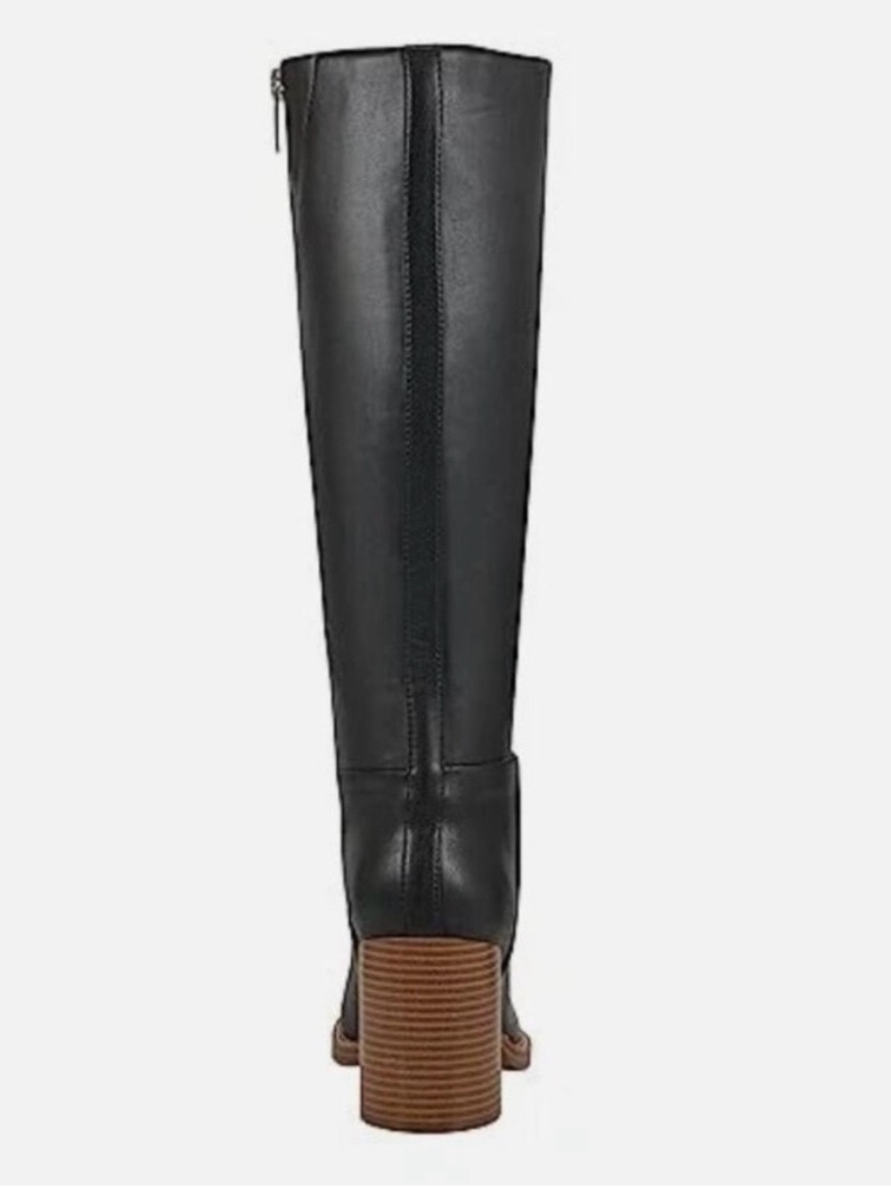 Marc Fisher Women's Black Gabey2 Leather Knee High Boots Size 8.5 M Block Heel - Picture 4 of 11